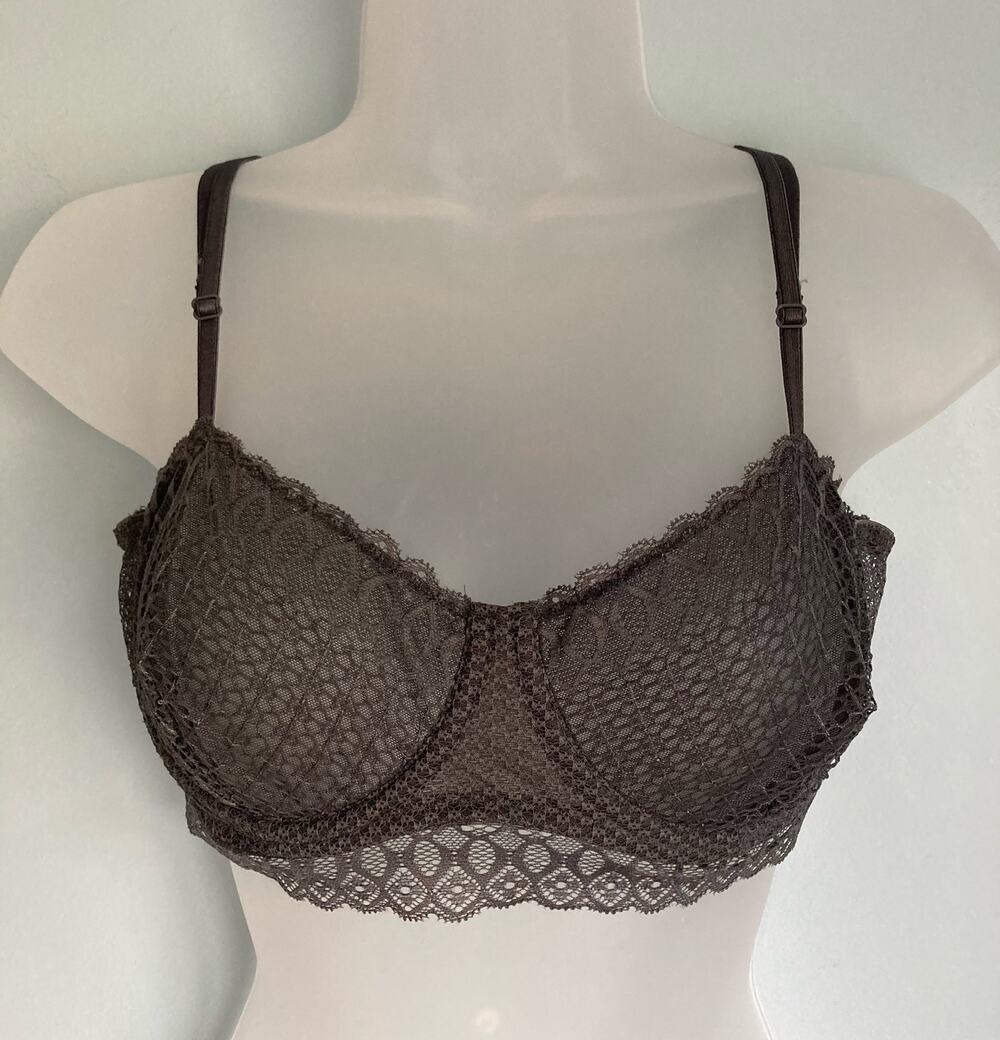 Candies Unlined Bra 36B Gray